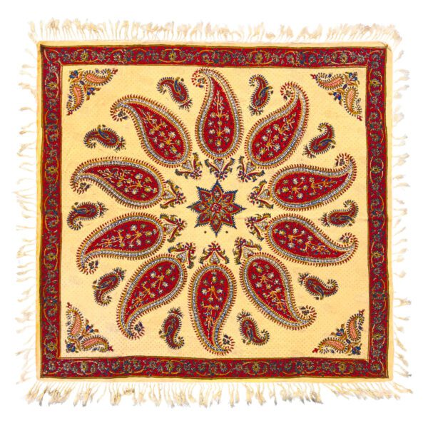 Price and Buy Persian Tablecloth: Isfahan’s Traditional Kalamkari Block Print Yellow_68fa185d4d600.jpeg Price and Buy Persian Tablecloth: Isfahan’s Traditional Kalamkari Block Print Yellow