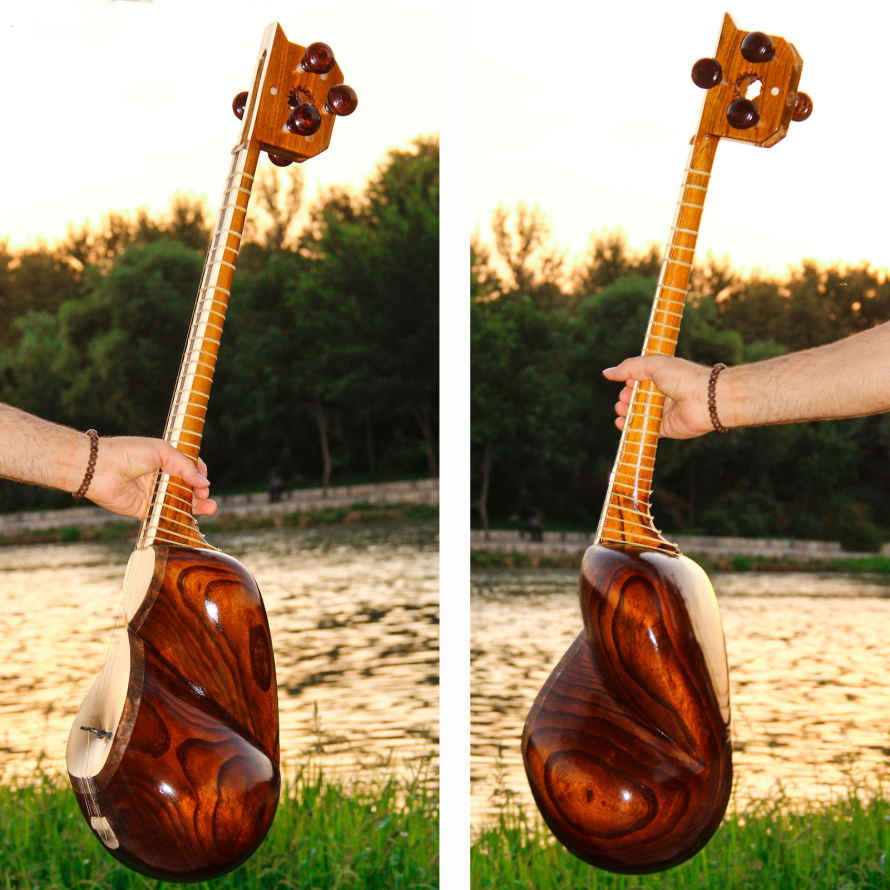 Price and Buy Persian Tar String Instrument – Handcrafted by Iran-Saz, Model 1 Stamp - Image 11