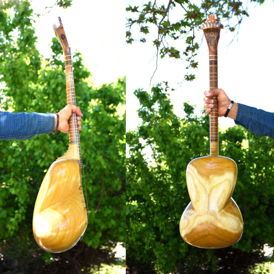 Price and Buy Persian Tar String Instrument – Handcrafted by IranSaz, Model Mehregan - Image 6