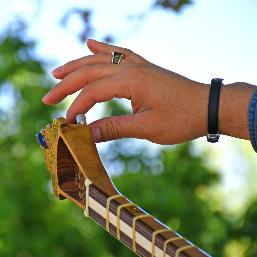 Price and Buy Persian Tar String Instrument – Handcrafted by IranSaz, Model Mehregan - Image 10