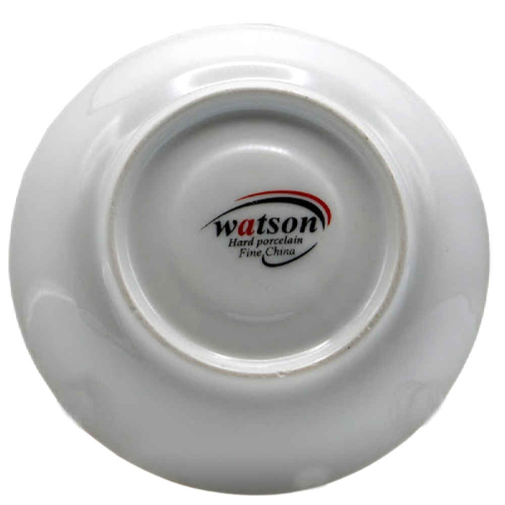 Price and Buy Persian Tea Saucer – Porcelain with Floral Gole Sorkh Design (Set of 6) - Image 3