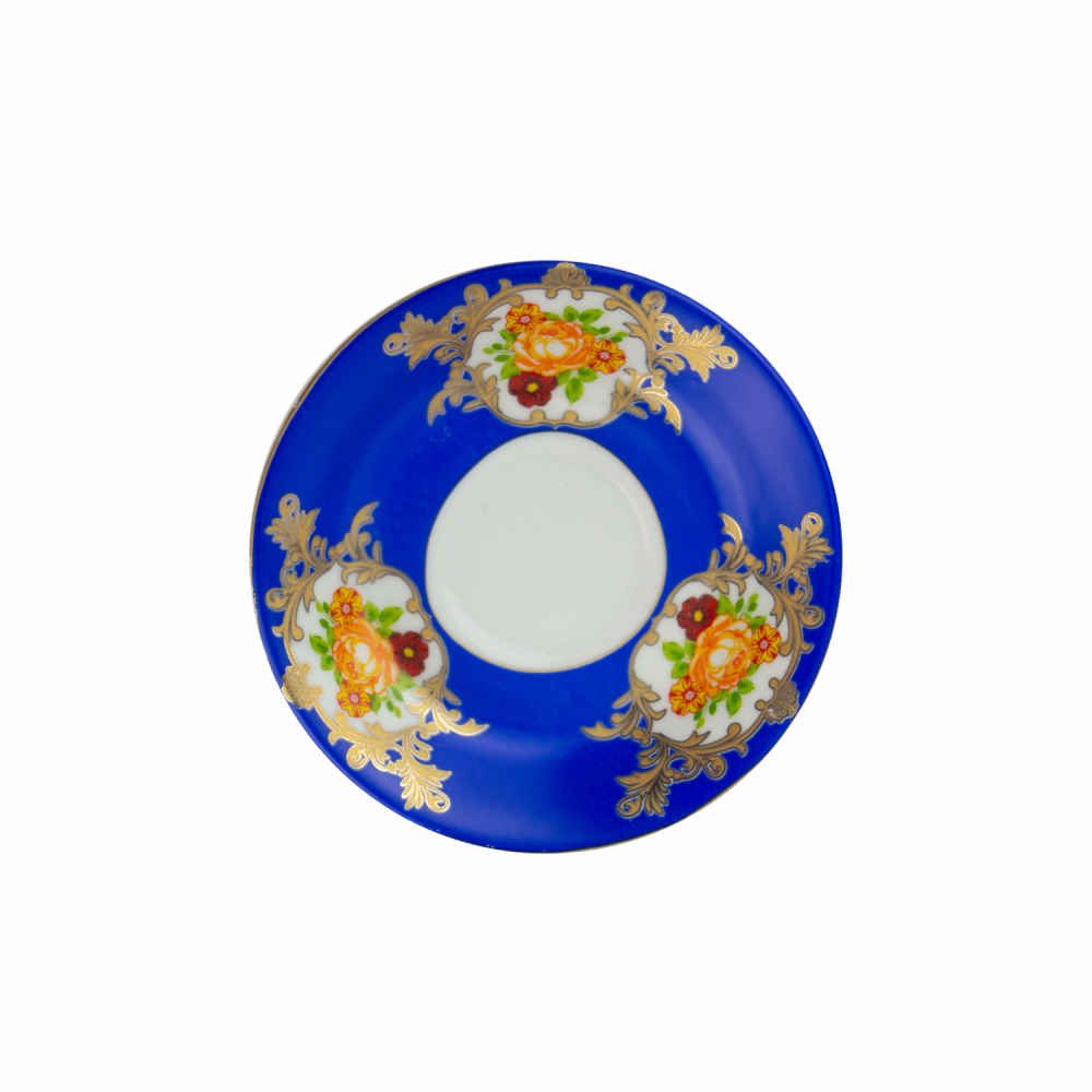 Price and Buy Persian Tea Saucer – Porcelain with Golbaran Design (Set of 6) - Image 4