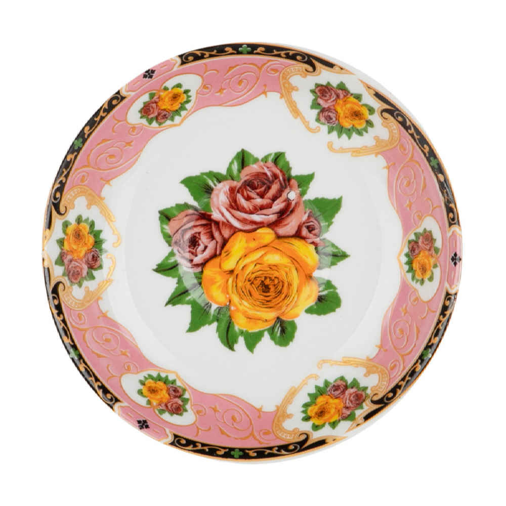 Price and Buy Persian Tea Saucer – Porcelain with Katrin Design (Set of 6)