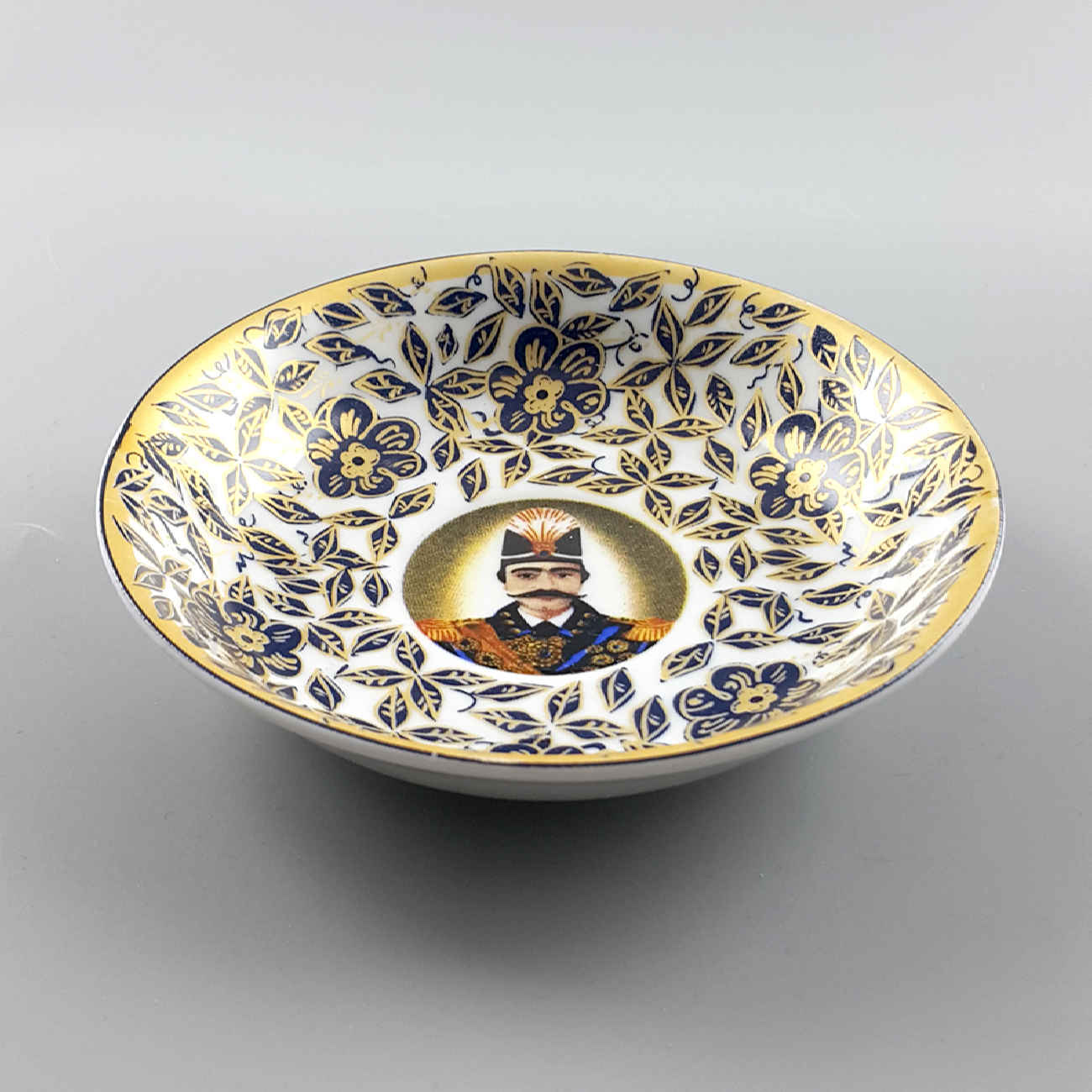 Price and Buy Persian Tea Saucer – Porcelain with Naser al-Din Shah Design (Set of 6) - Image 3