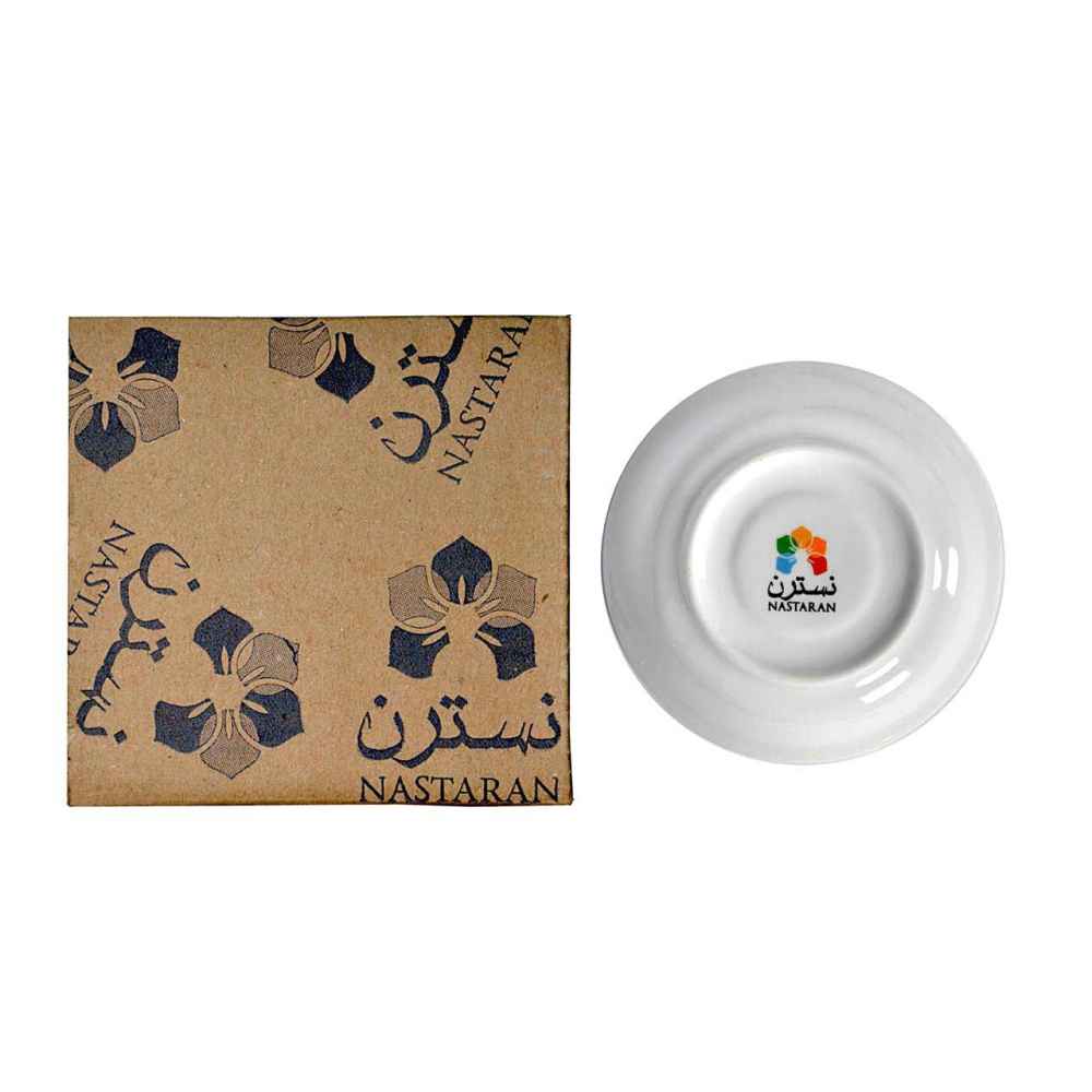 Price and Buy Persian Tea Saucer – Porcelain with Nastaran Design (Set of 6) - Image 3