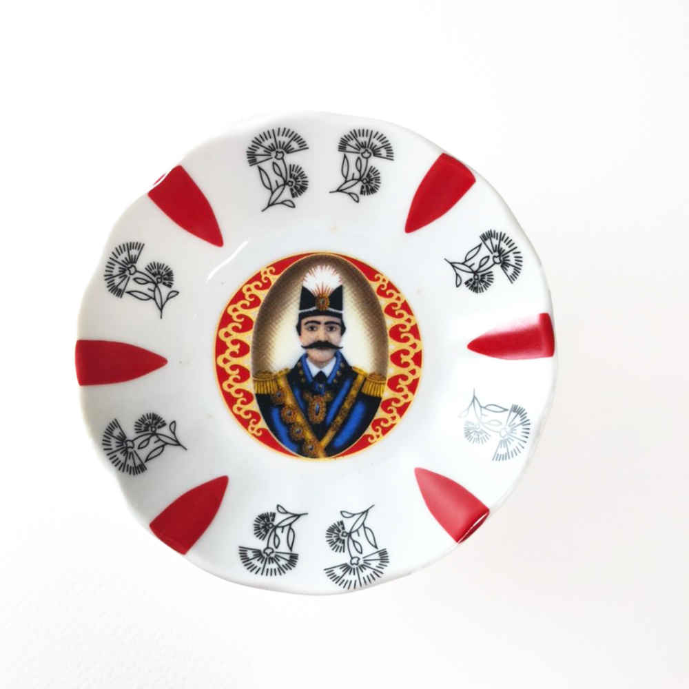 Price and Buy Persian Tea Saucer – Porcelain with Shah Abbasi Design (Set of 6)