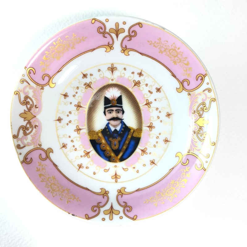 Price and Buy Persian Tea Saucer – Porcelain with Shah Abbasi Naseri Design (Set of 6) - Image 4