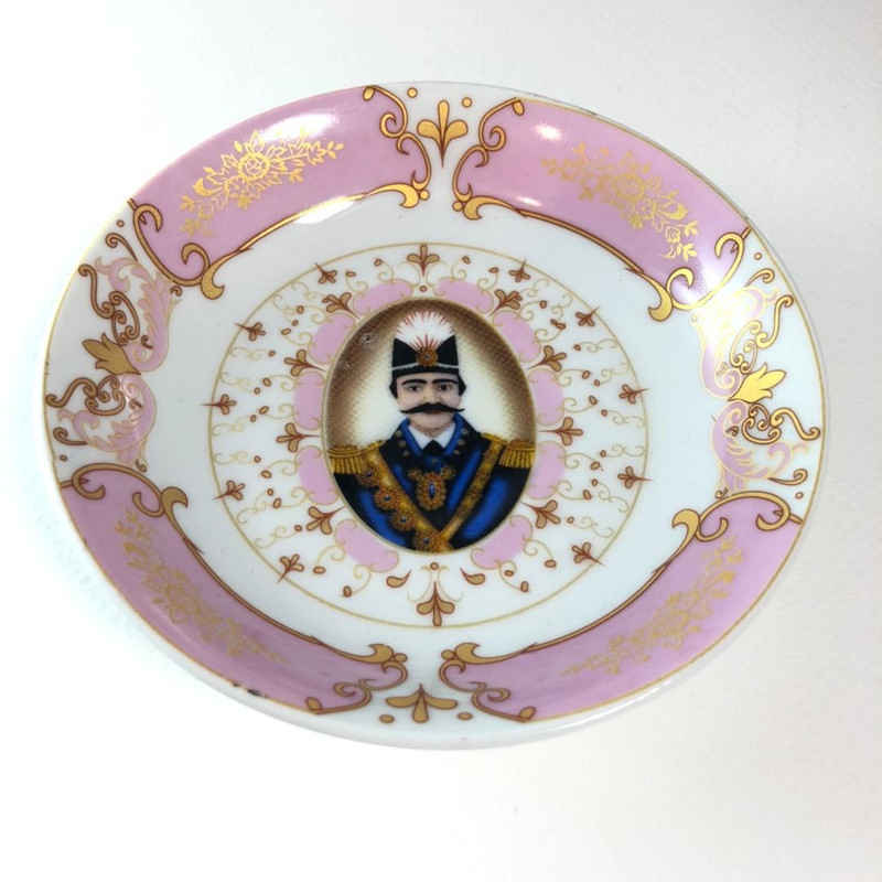 Price and Buy Persian Tea Saucer – Porcelain with Shah Abbasi Naseri Design (Set of 6) - Image 5