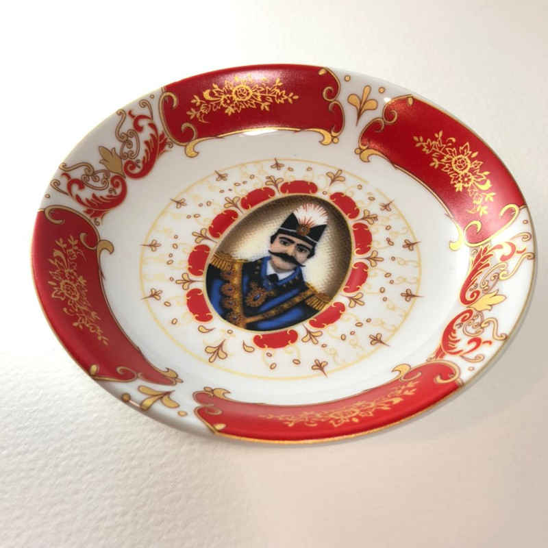 Price and Buy Persian Tea Saucer – Porcelain with Shah Abbasi Naseri Design (Set of 6) - Image 6