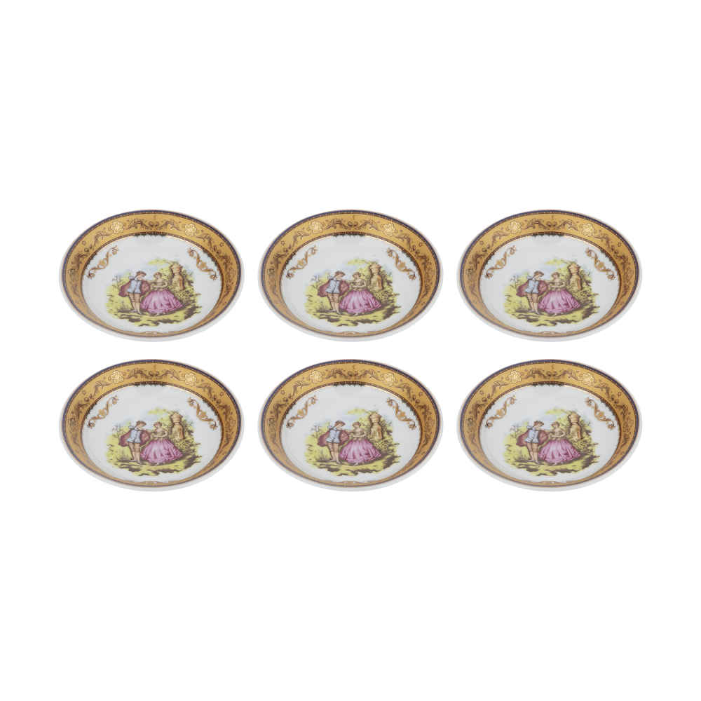 Price and Buy Persian Tea Saucer – Porcelain with Victoria Design (Set of 6) - Image 5