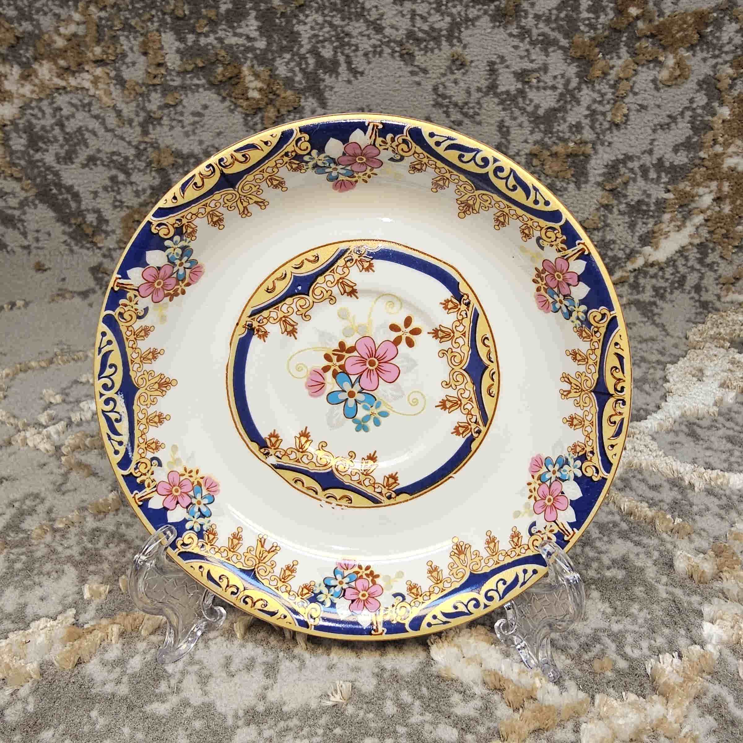 Price and Buy Persian Tea Saucer – Stunning Cultural Detail with Blossom Model (x6) - Image 3