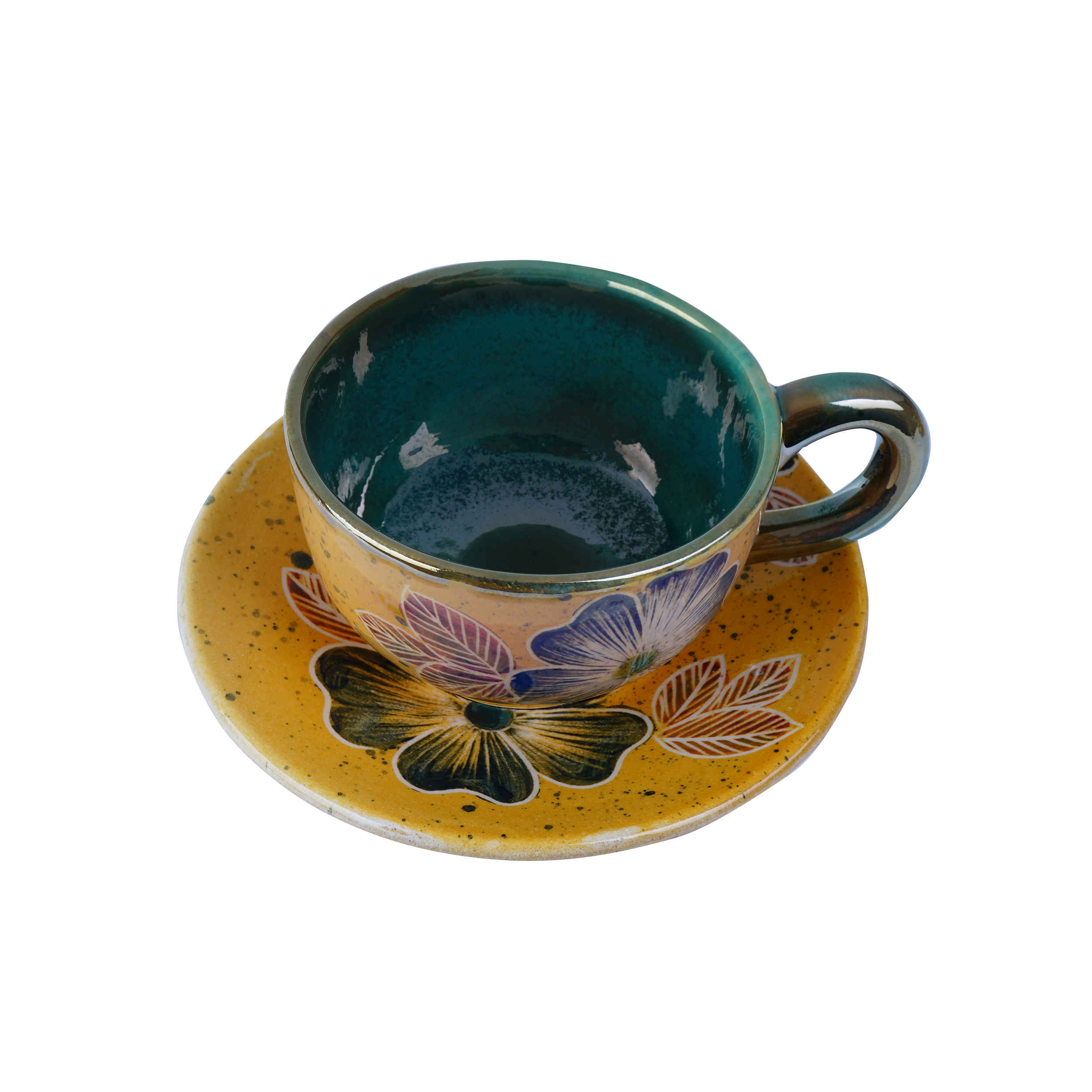Price and Buy Persian Teacup Set with Saucer – Adrina Ceramic Design - Image 3