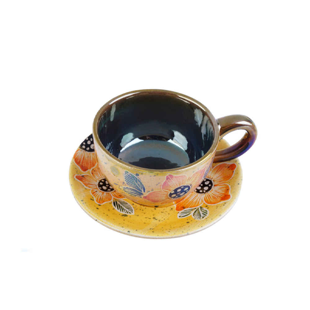 Price and Buy Persian Teacup Set with Saucer – Ailin Ceramic Design - Image 3