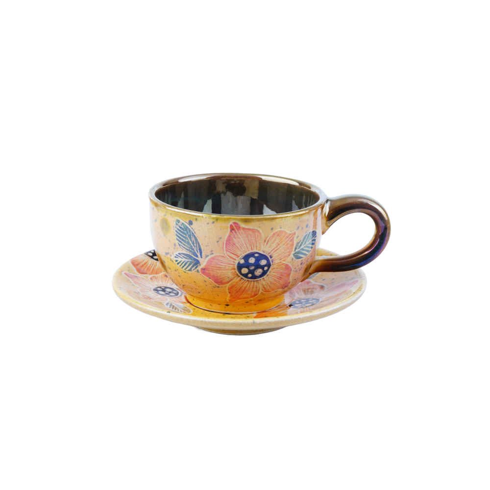 Price and Buy Persian Teacup Set with Saucer – Ailin Ceramic Design - Image 5