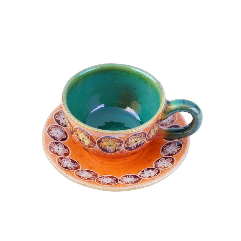 Price and Buy Persian Teacup Set with Saucer – Behnoosh Ceramic Design - Image 3