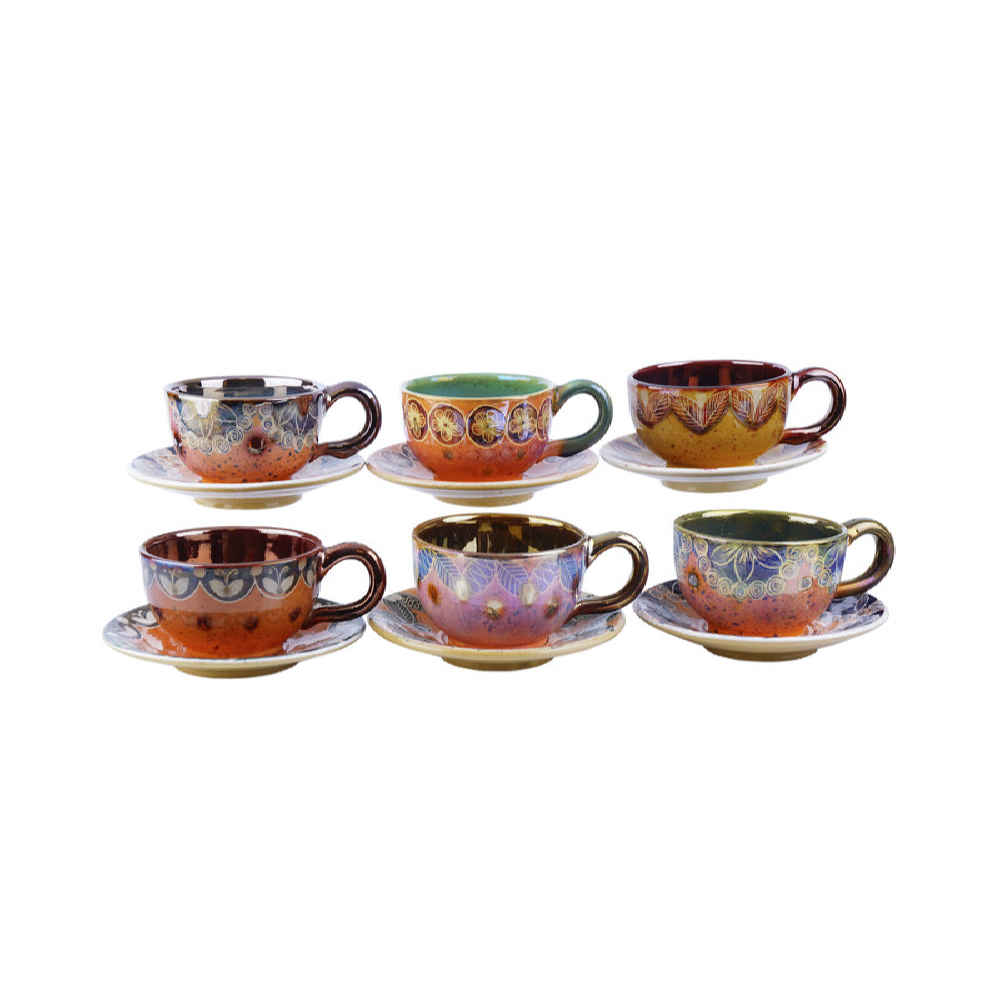 Price and Buy Persian Teacup Set with Saucer – Behnoosh Ceramic Design - Image 5