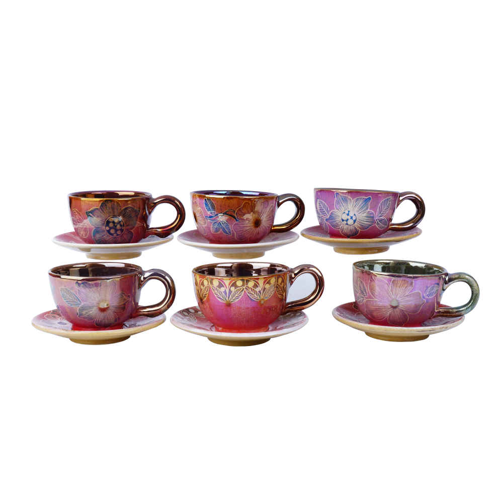 Price and Buy Persian Teacup Set with Saucer – Dream Ceramic Design
