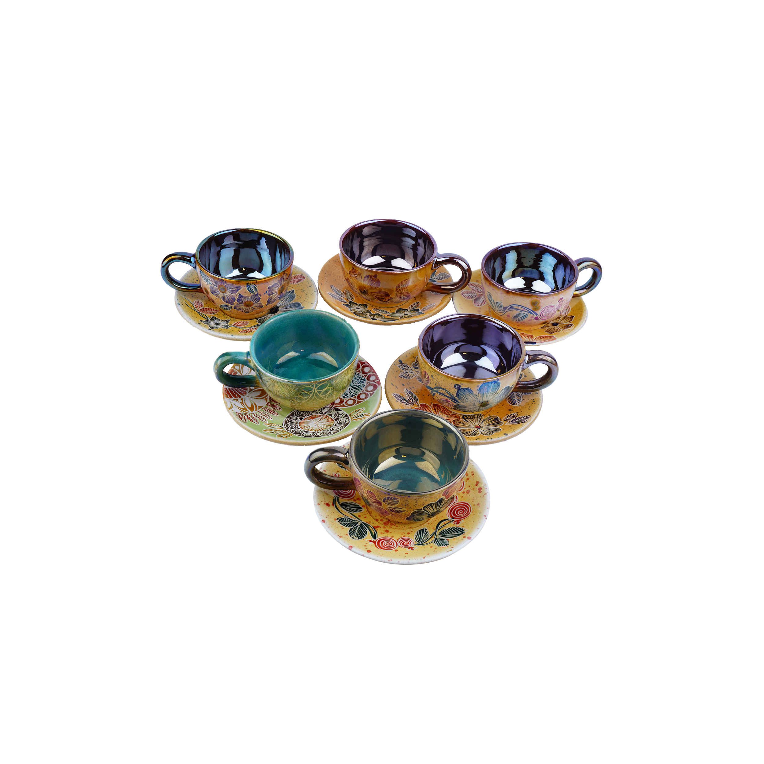 Price and Buy Persian Teacup Set with Saucer – Farzin Ceramic Design