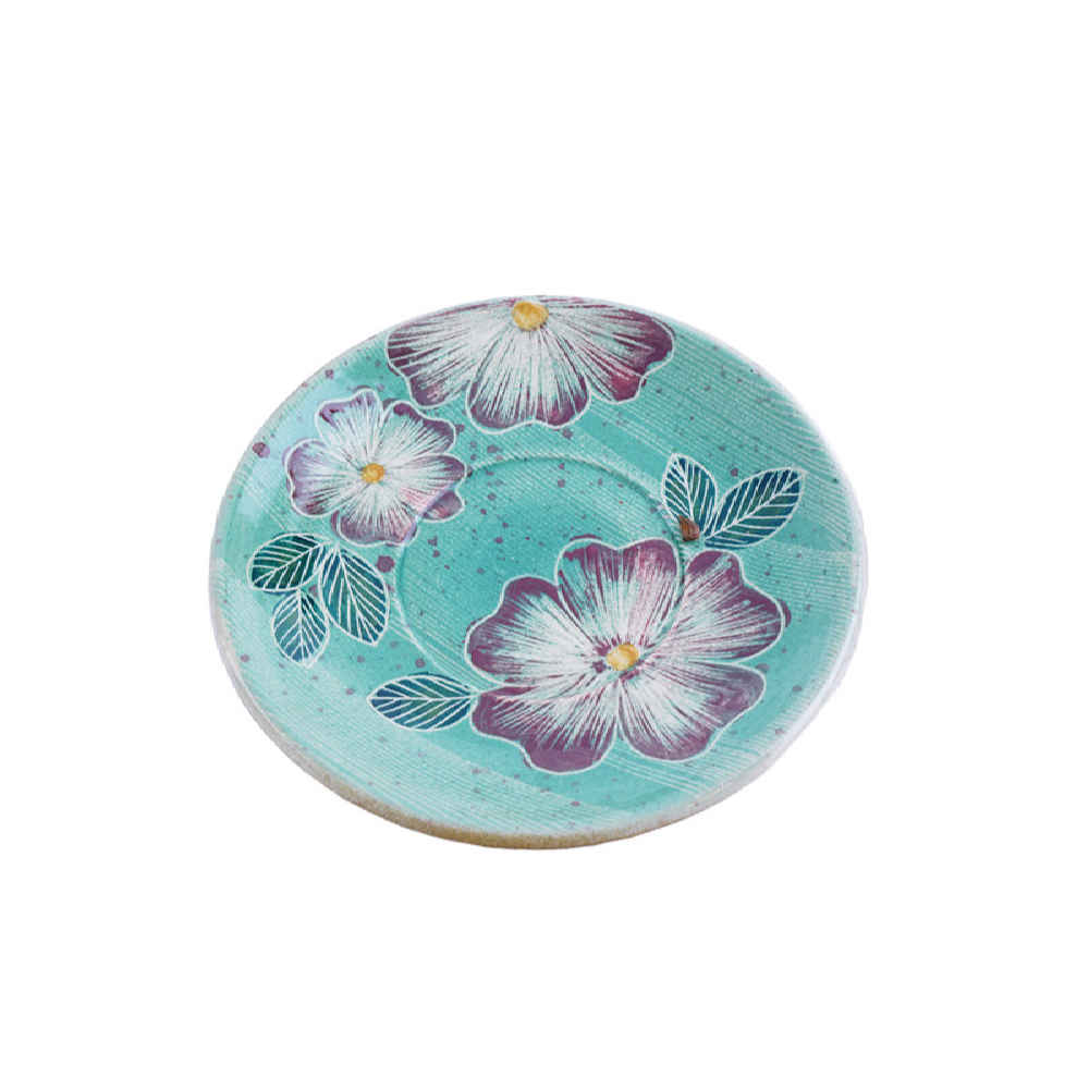 Price and Buy Persian Teacup Set with Saucer – Green Ceramic Design - Image 3