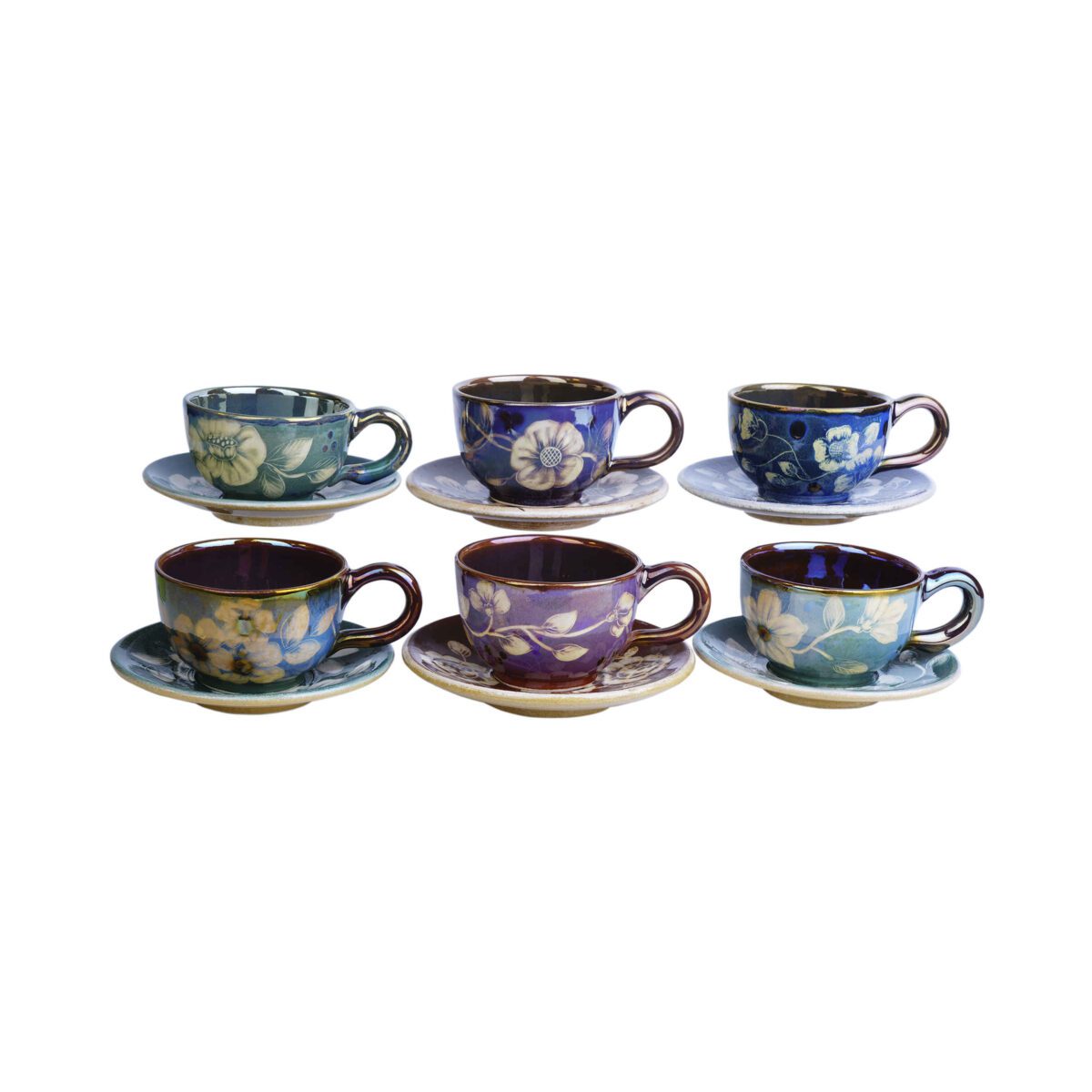 Price and Buy Persian Teacup Set with Saucer – Hamraz Ceramic Design - Image 3