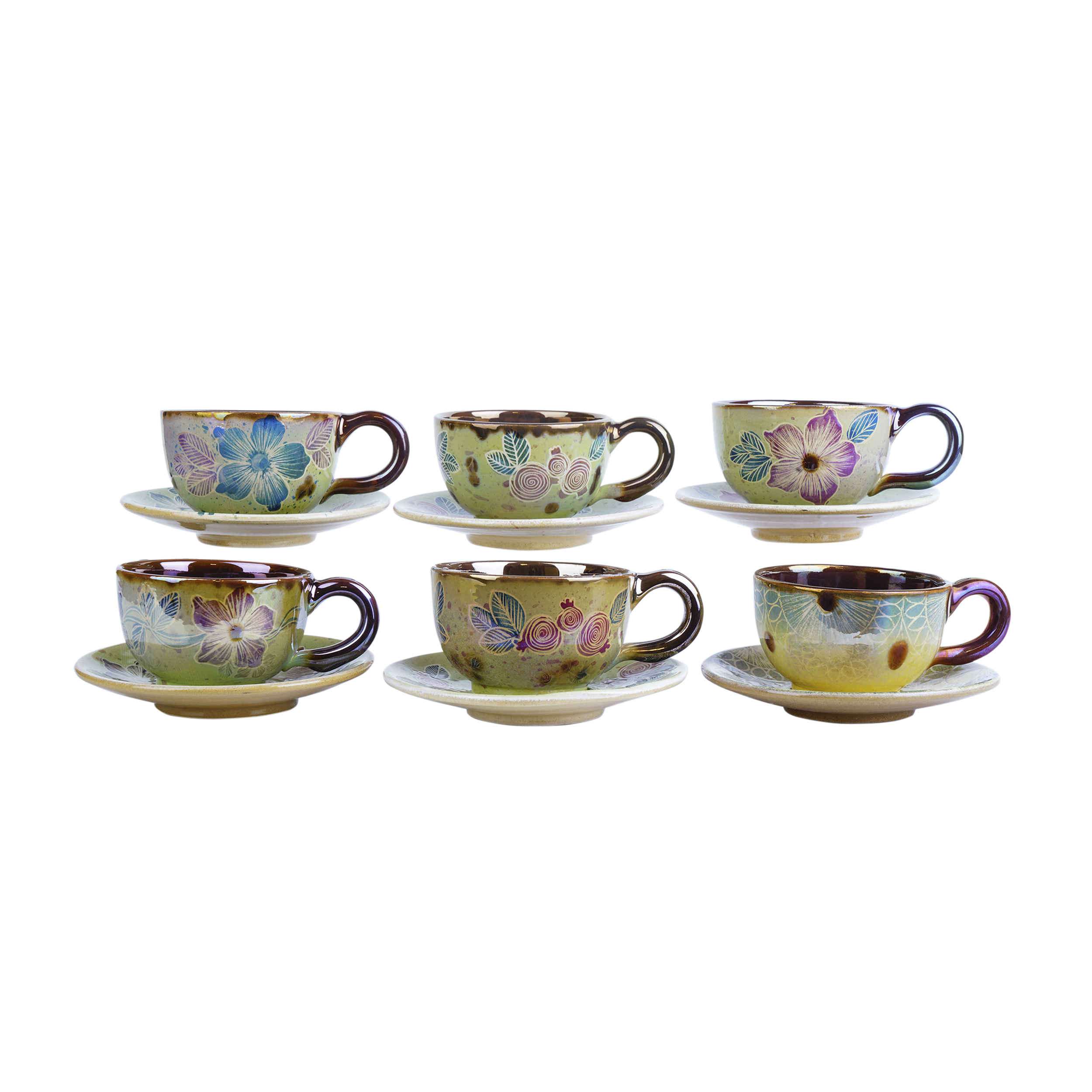 Price and Buy Persian Teacup Set with Saucer – Mitra Ceramic Design