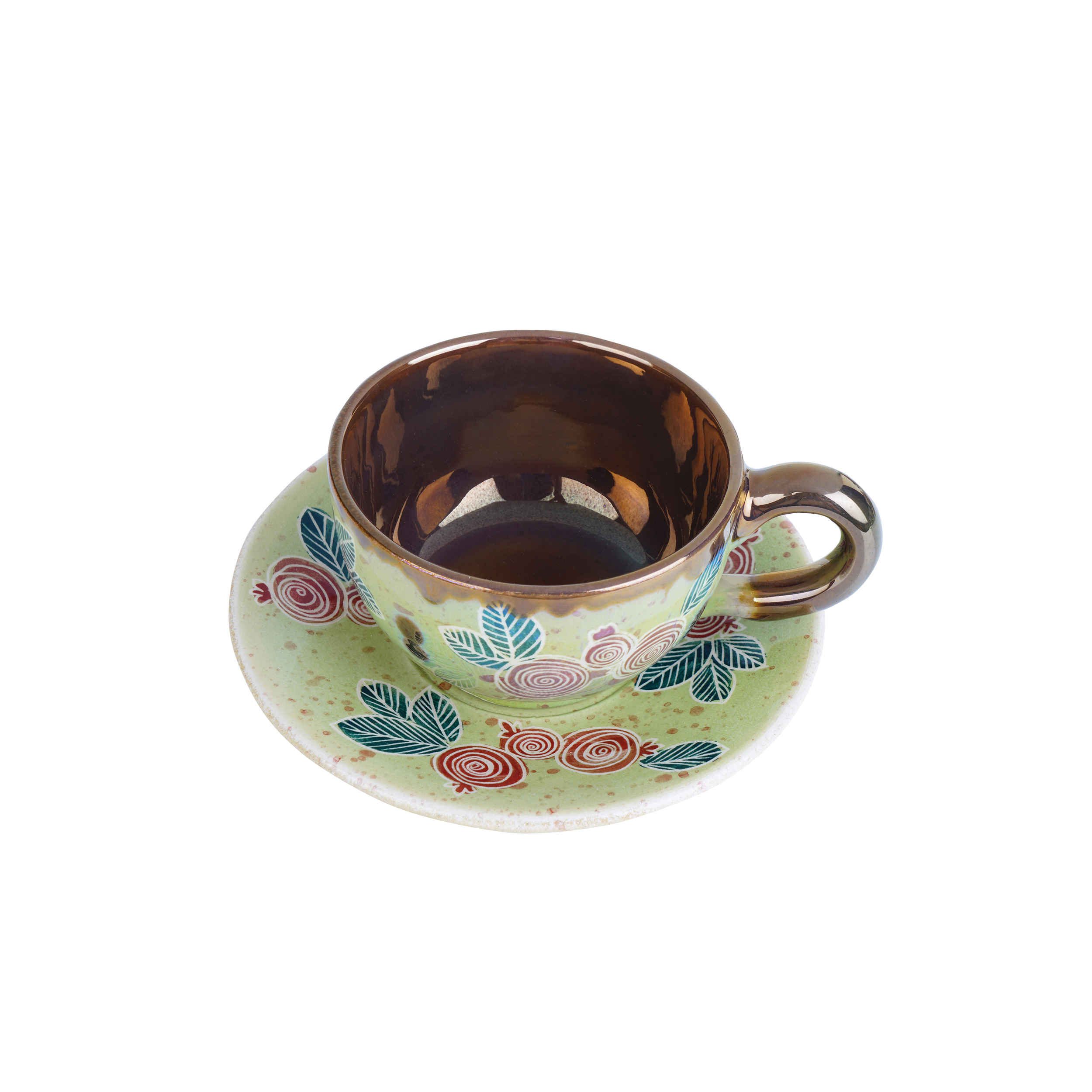 Price and Buy Persian Teacup Set with Saucer – Mitra Ceramic Design - Image 3