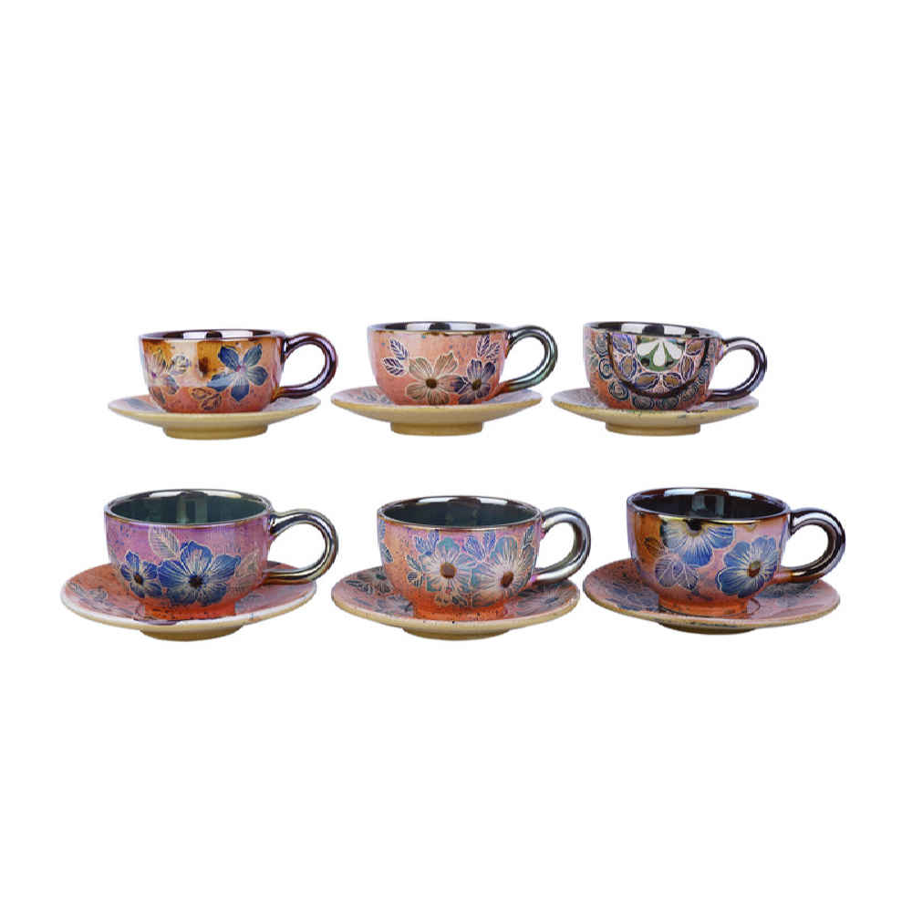 Price and Buy Persian Teacup Set with Saucer – Parisa Ceramic Design - Image 6