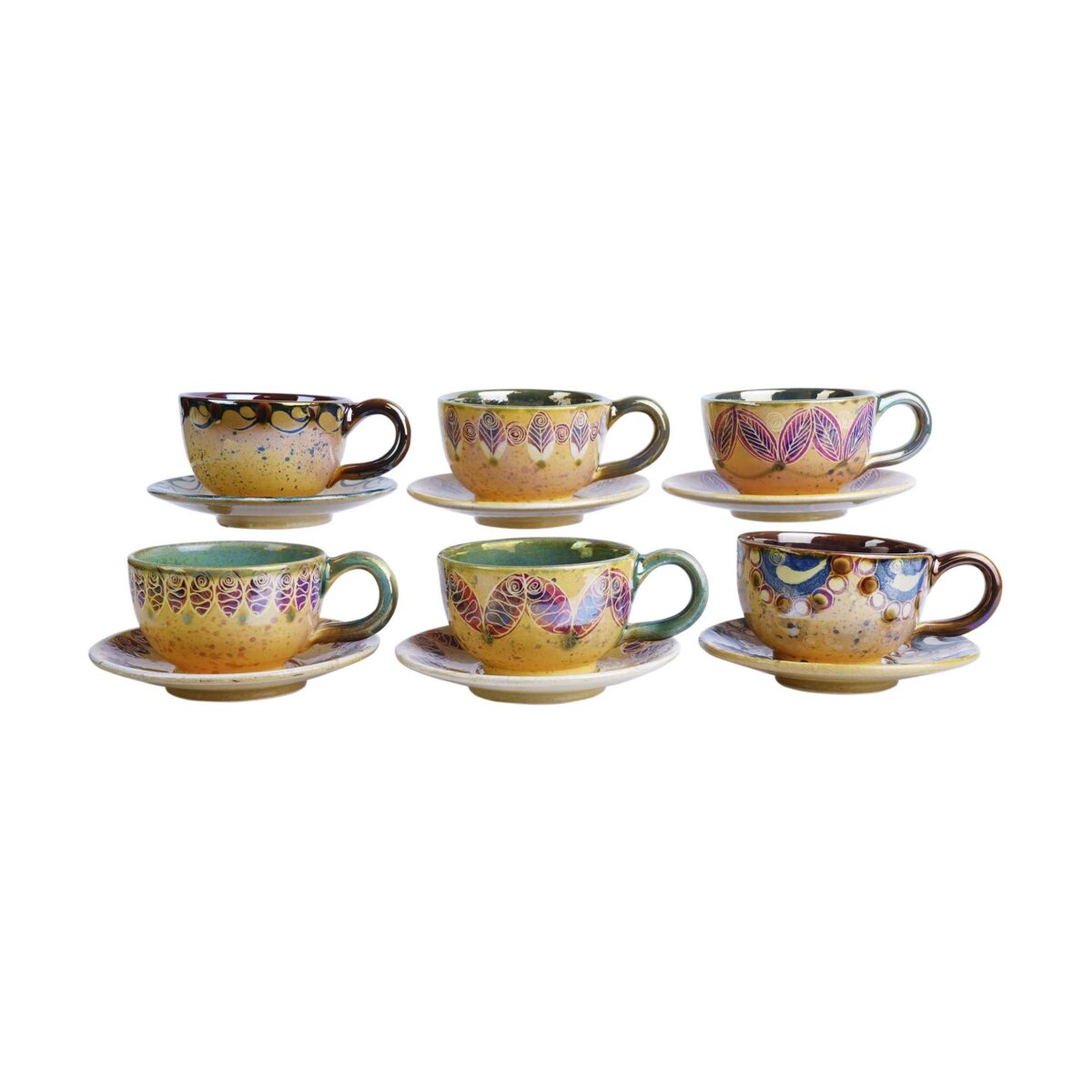 Price and Buy Persian Teacup Set with Saucer – Rayan Ceramic Design