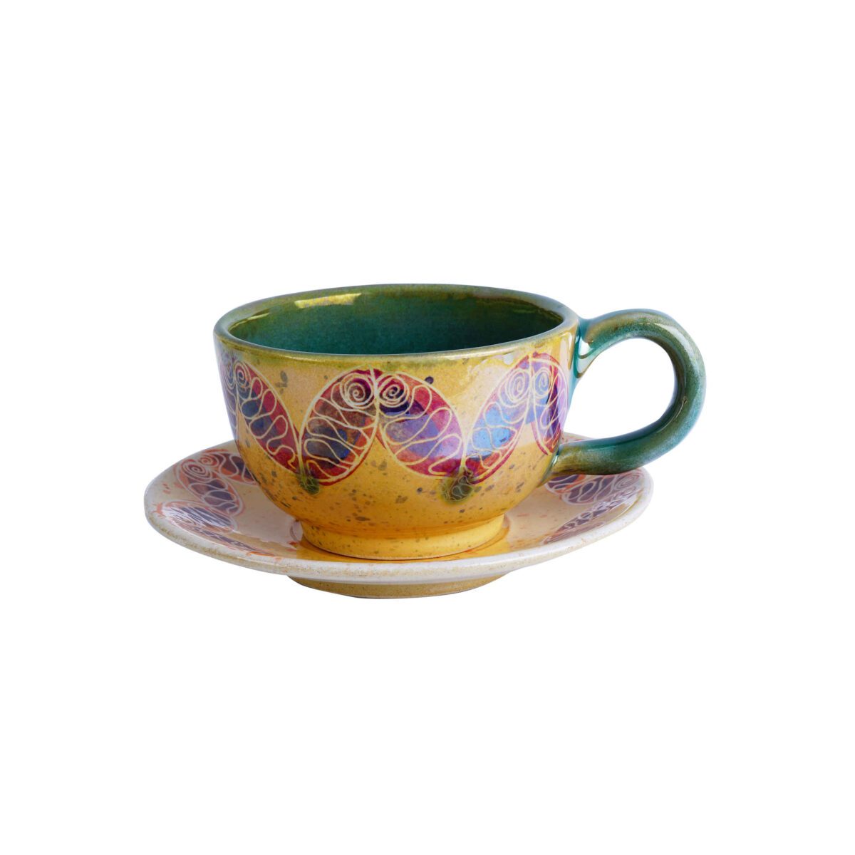 Price and Buy Persian Teacup Set with Saucer – Rayan Ceramic Design - Image 3