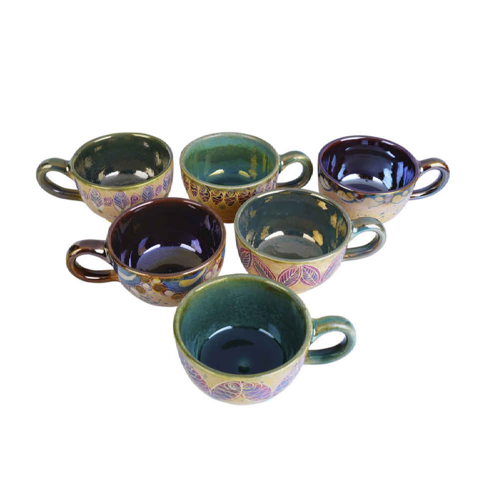 Price and Buy Persian Teacup Set with Saucer – Rayan Ceramic Design - Image 5