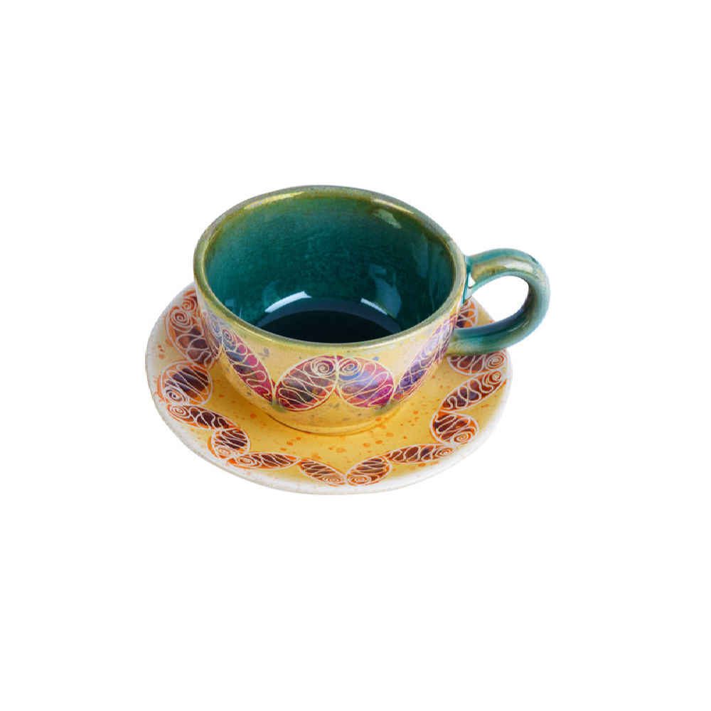 Price and Buy Persian Teacup Set with Saucer – Rayan Ceramic Design - Image 6