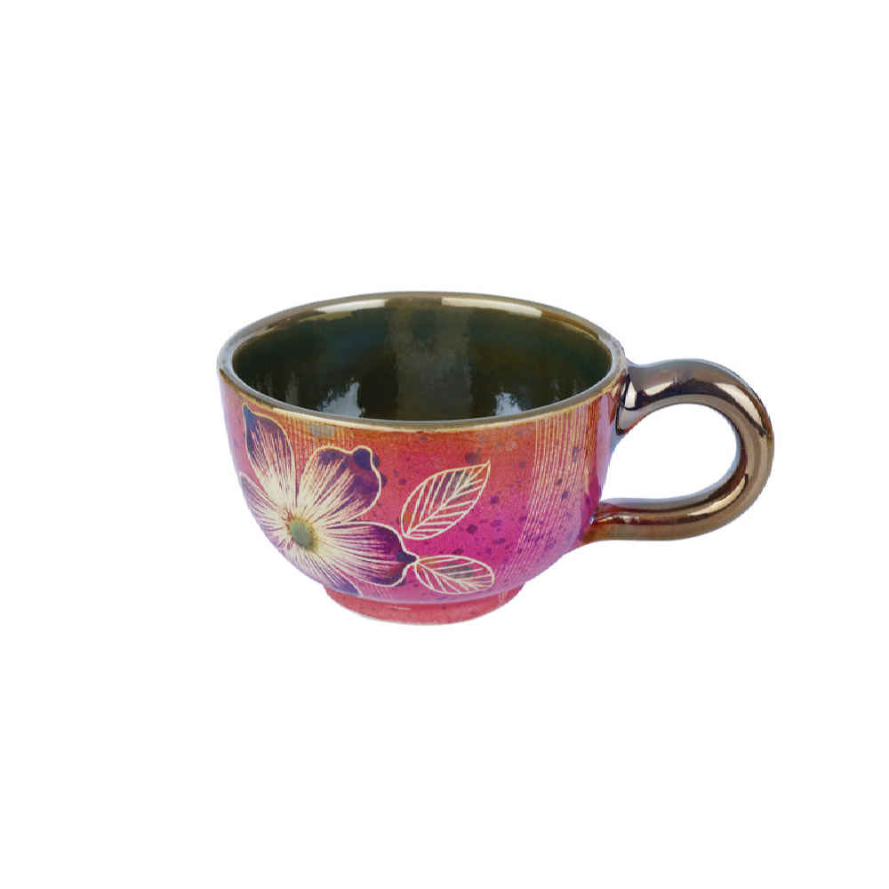 Price and Buy Persian Teacup Set with Saucer – Rose Ceramic Design - Image 5
