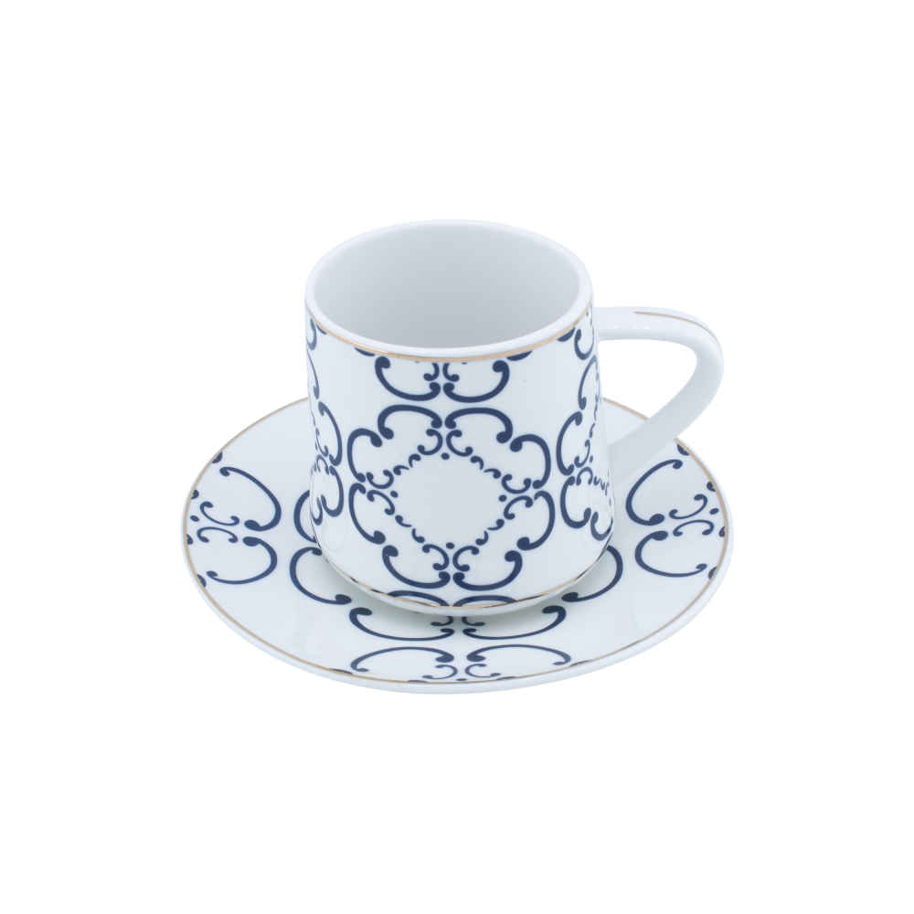 Price and Buy Persian Teacup Set with Saucer – Tiam Porcelain Design (12pcs)