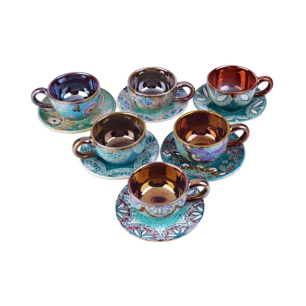 Price and Buy Persian Teacup Set with Saucer – Victoria Ceramic Design