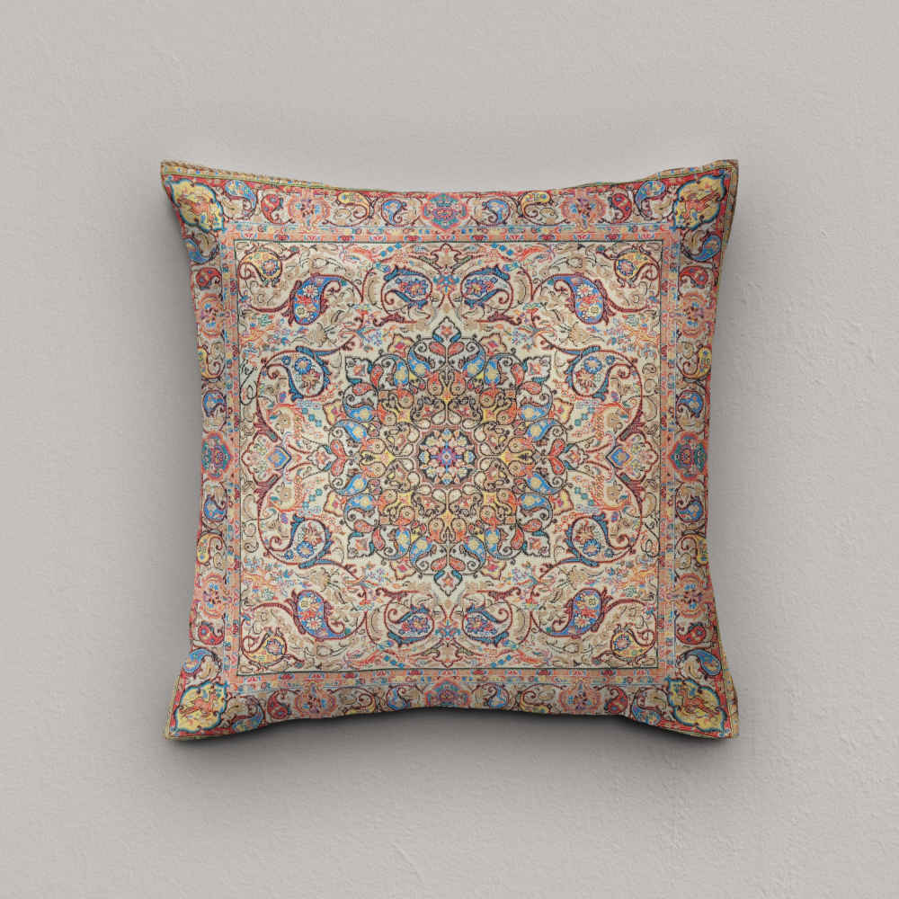 Price and Buy Persian Termeh Cushion Cover – Model Ahoo (X2) | Elegant Persian Silk Craft - Image 3