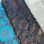 Price and Buy Persian Termeh Fabric in Paisley Design Turquoise - Image 3