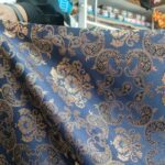 Price and Buy Persian Termeh Fabric in Paisley Design Turquoise - Image 4