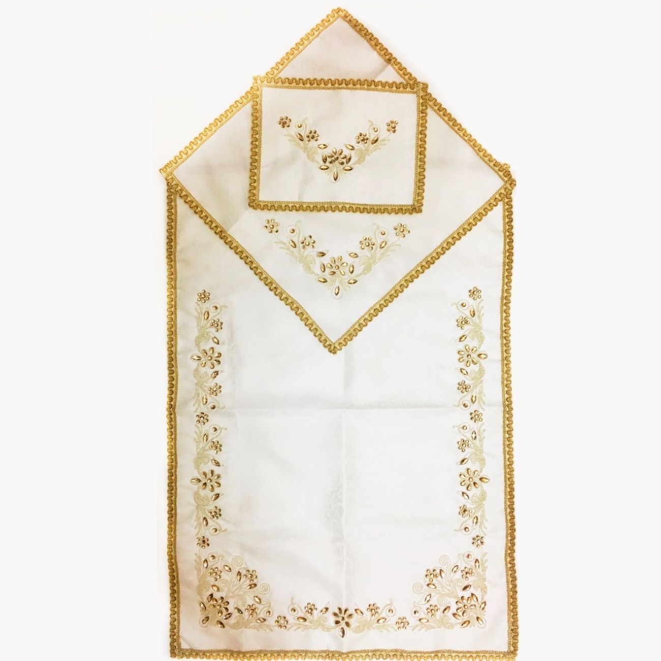 Price and Buy Persian Termeh Prayer Mat Luxury Thin Sajada White_69003390b692a.jpeg Price and Buy Persian Termeh Prayer Mat Luxury Thin Sajada White - Image 1
