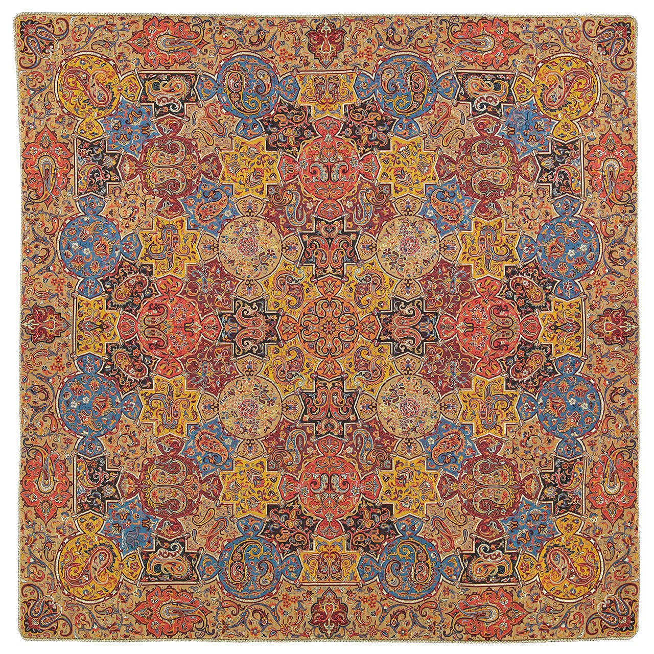 Price and Buy Persian Termeh Tablecloth Luxurious with Floral Pattern Crystal
