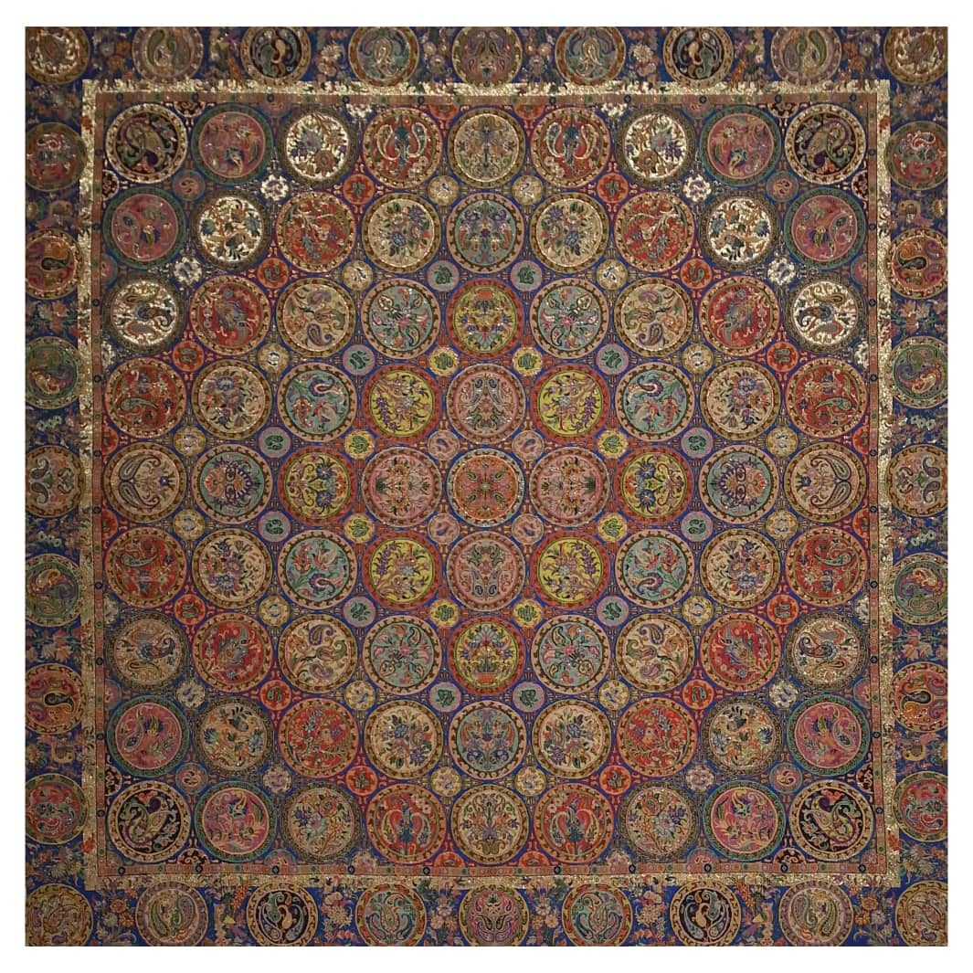 Price and Buy Persian Termeh Tablecloth Luxurious with Floral Pattern Haft Khaan