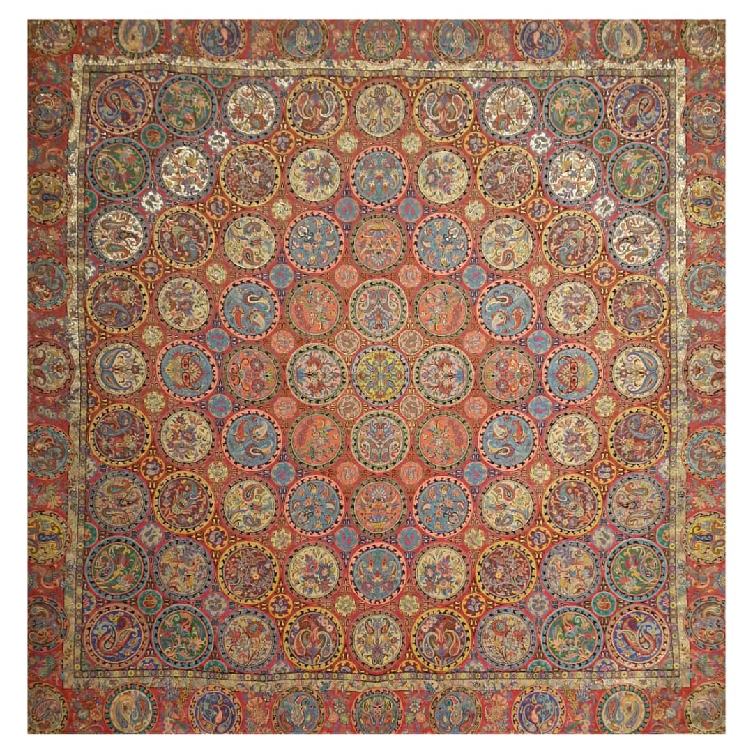 Price and Buy Persian Termeh Tablecloth Luxurious with Floral Pattern Sabalan