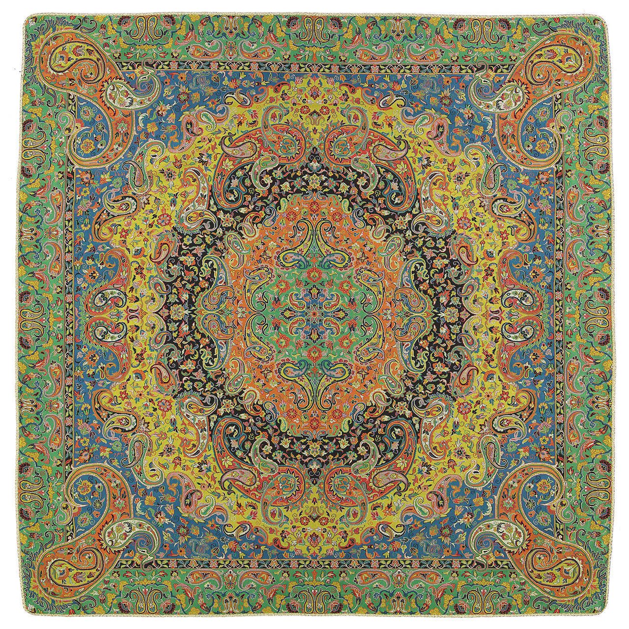 Price and Buy Persian Termeh Tablecloth Luxurious with Floral Pattern Simorgh