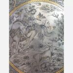 Price and Buy Persian Tin-coated Brass Tray with Detailed Engraving and Traditional Craftsmanship - Image 5