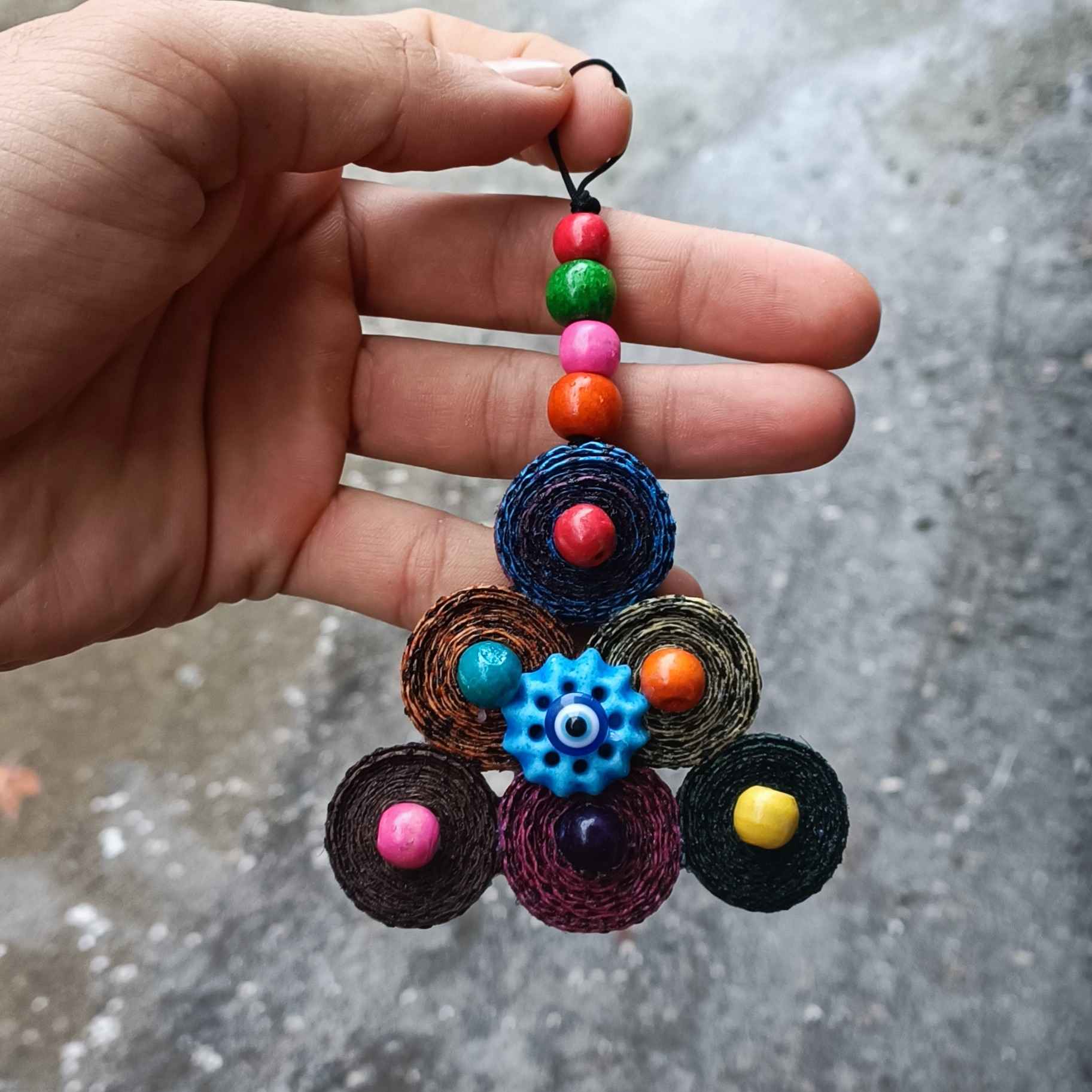 Price and Buy Persian Traditional Evil Eye Wall Hanging Amulet Model Triangle_690043d921b24.jpeg Price and Buy Persian Traditional Evil Eye Wall Hanging Amulet Model Triangle - Image 1