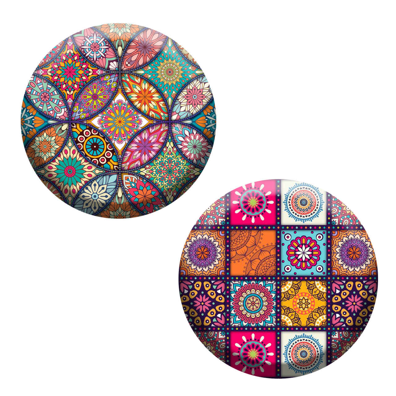 Price and Buy Persian Traditional Pinback Button with Intricate Design (2 pcs)