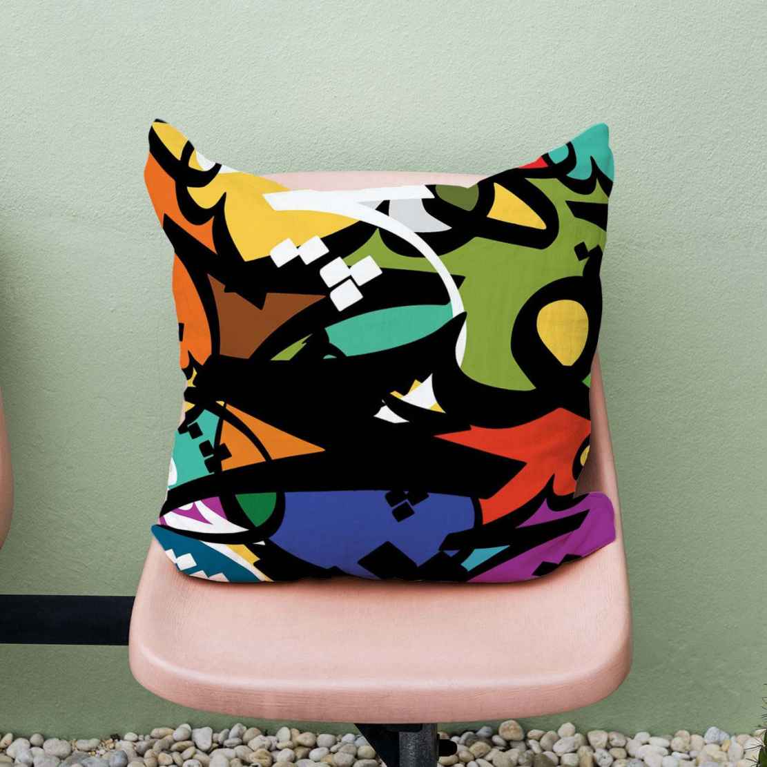 Price and Buy Persian Velvet Cushion Cover – Calligraphy C503 Design (Set of 2) - Image 3
