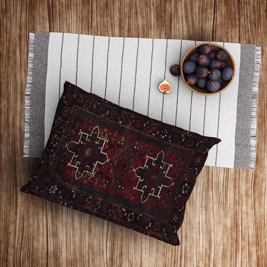 Price and Buy Persian Velvet Pillowcase – Standard Sized Model Bina – Timeless Elegance (x2) - Image 3