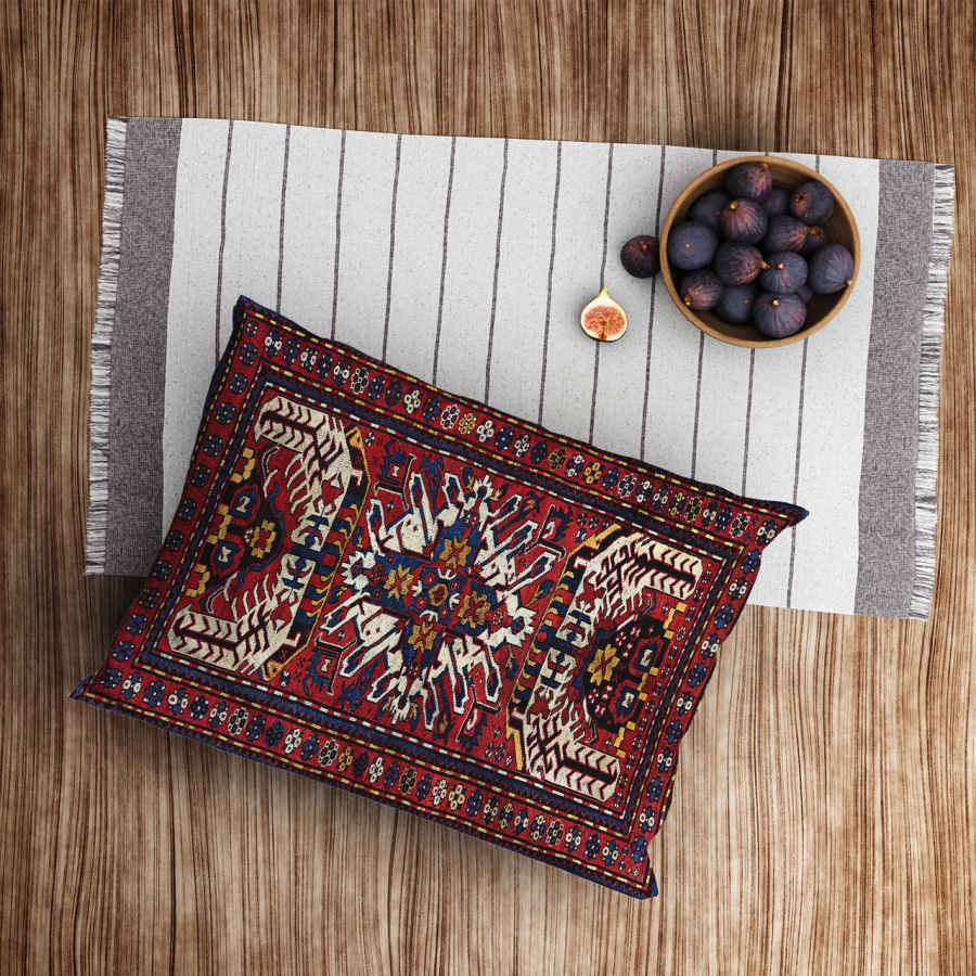 Price and Buy Persian Velvet Pillowcase – Standard Sized Model Hezardastan – Luxurious and Unique (x2) - Image 3