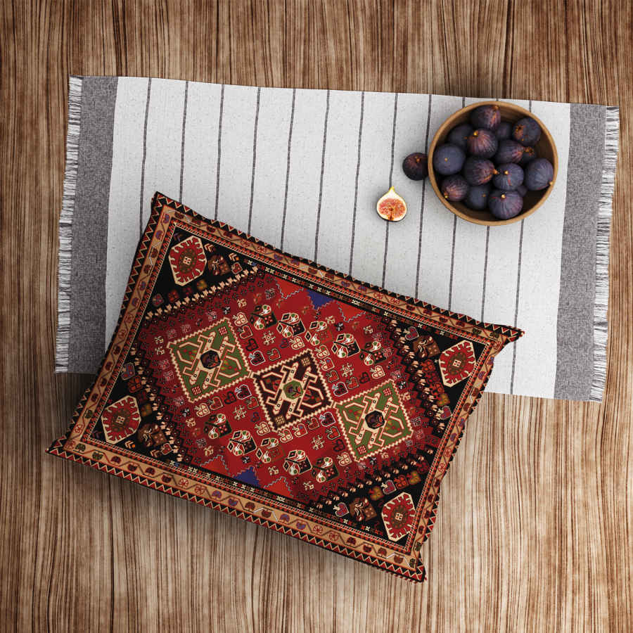 Price and Buy Persian Velvet Pillowcase – Standard Sized Model Karin – Elegant and Cozy (x2) - Image 3