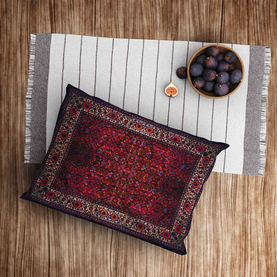 Price and Buy Persian Velvet Pillowcase – Standard Sized Model Negar – Richly Textured (x2) - Image 3